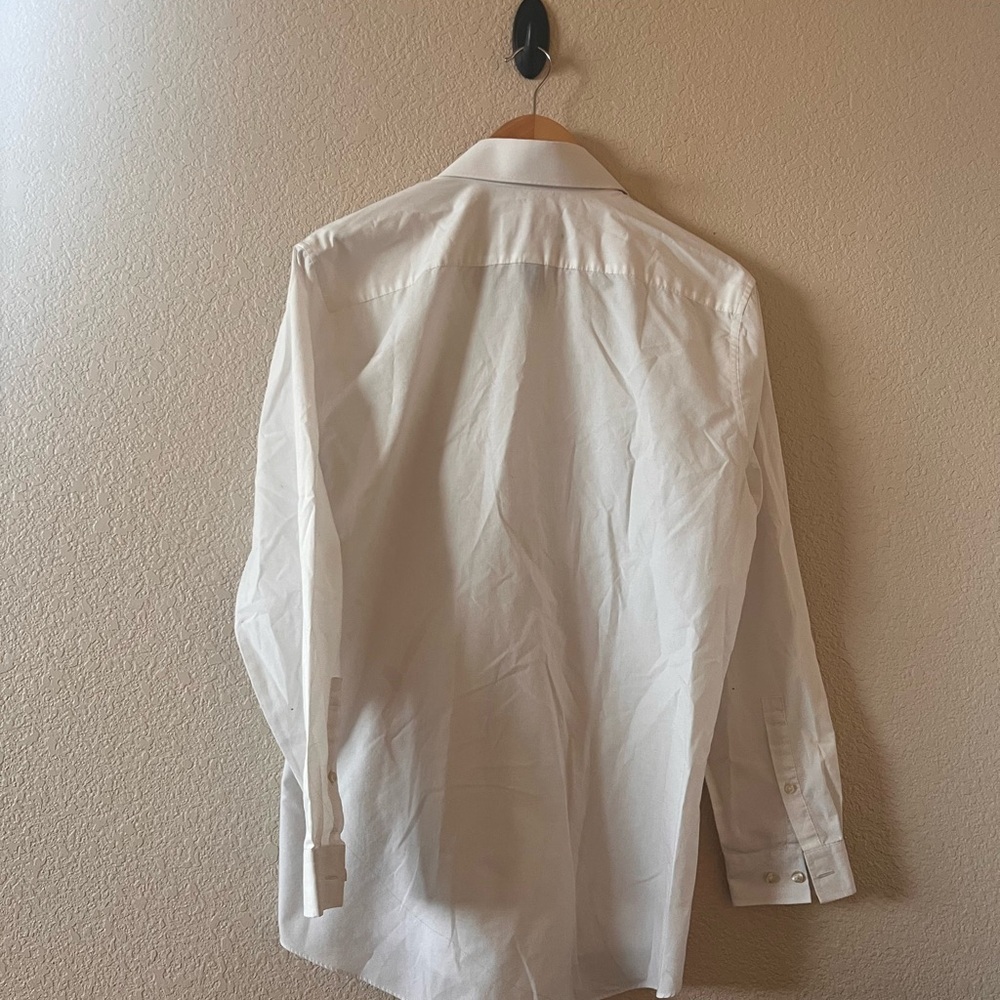 J.Ferrar White Collared Button Down - Slim Fit - Picture 8 of 8